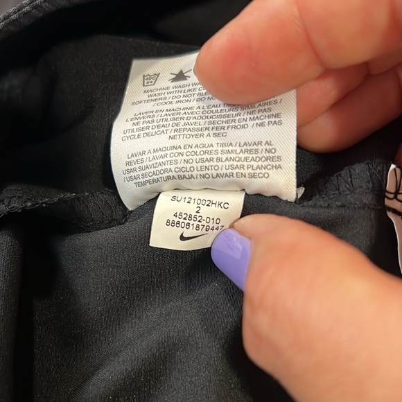 Nike Tour Performance Dri-Fit Gray and black striped Golf skort size 2 - Picture 12 of 16